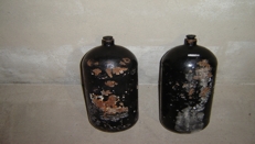 Sandblasting diving bottles 